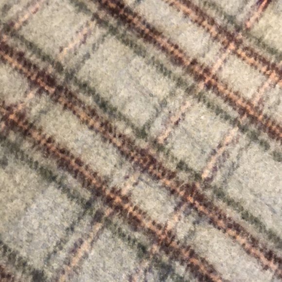 LOVE& LORE CABIN FEVER BLANKET SCARF GREY MULTI - Picture 6 of 8